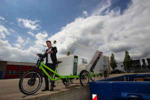Huisvuilinzameling met fiets krijgt groen licht